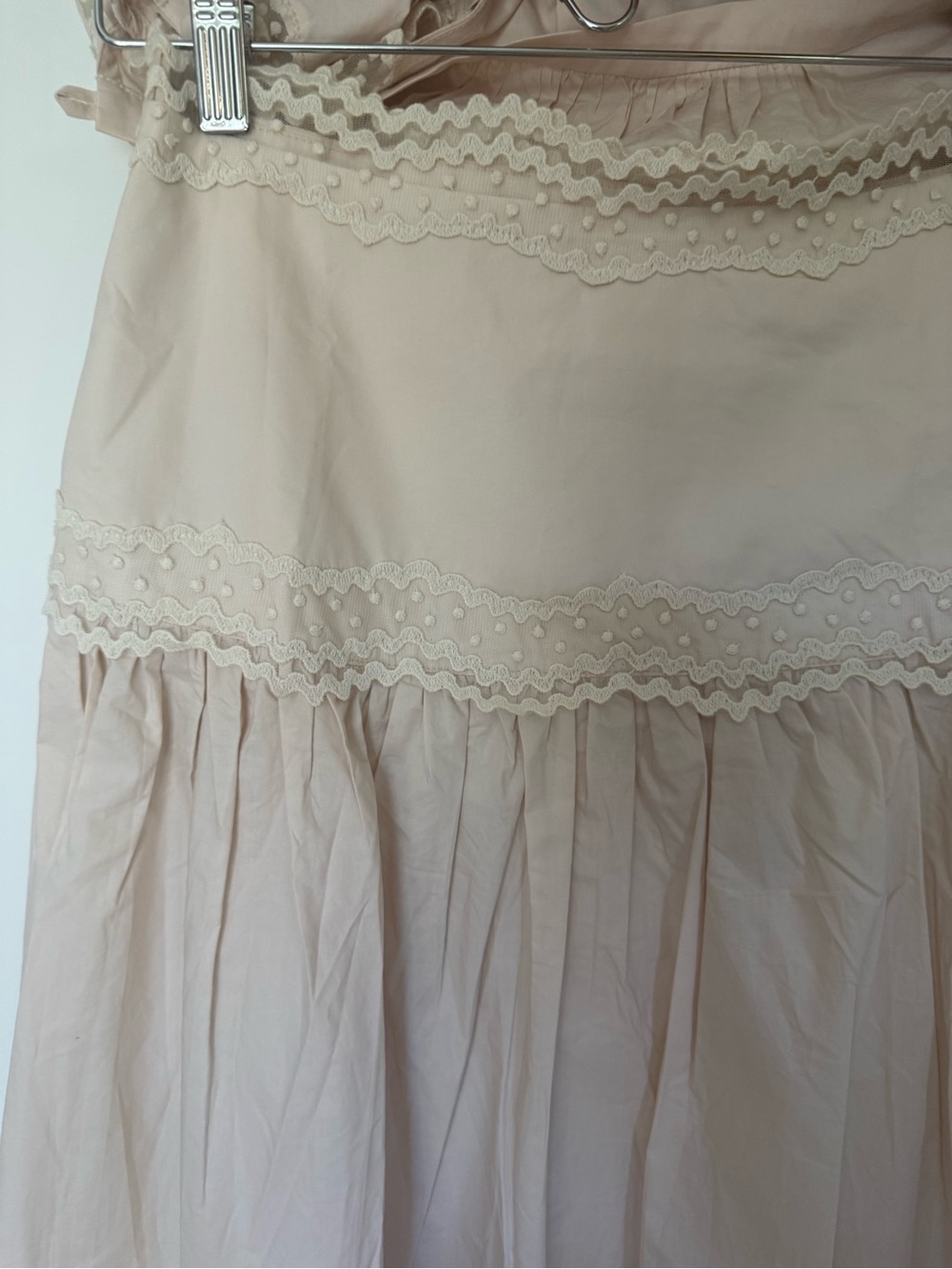SANDRO outfit pink cotton trim SZ 1/ US4 $683 - Picture 10 of 14